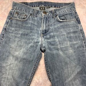Armani Exchange Mens 30×30 Relax Fit Straight Jean